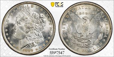 1889 $1 MS66+