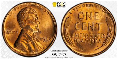 1958 1C MS64RD