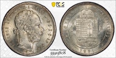 1881-KB Forint MS62