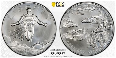 2025 Medal DC Comics - Superman 1oz Ag MS70