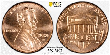 2020-D 1C Shield MS67RD