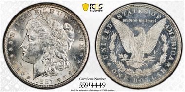 1887-S $1 MS63