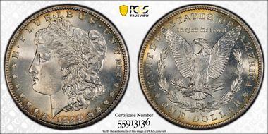 1899-S $1 MS66
