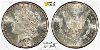1887-S $1 MS65