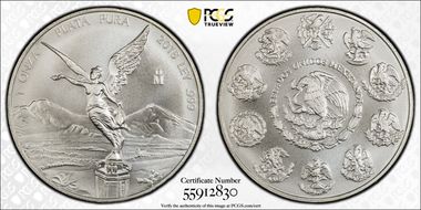 2018-Mo Onza Libertad Ag MS70