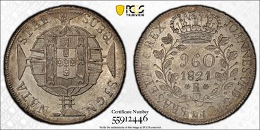 1821-R 960 R Mald-443.23 AU58