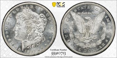 1893-CC $1 MS62