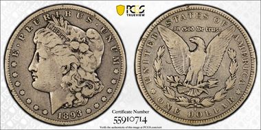 1893-S $1 F12