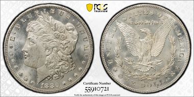 1880/79-CC $1 VAM 4, Rev. of '78 MS65