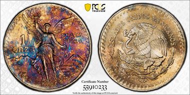 1982-Mo Onza Libertad Ag - DDO MS66