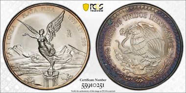 1999-Mo Onza Libertad Ag MS67