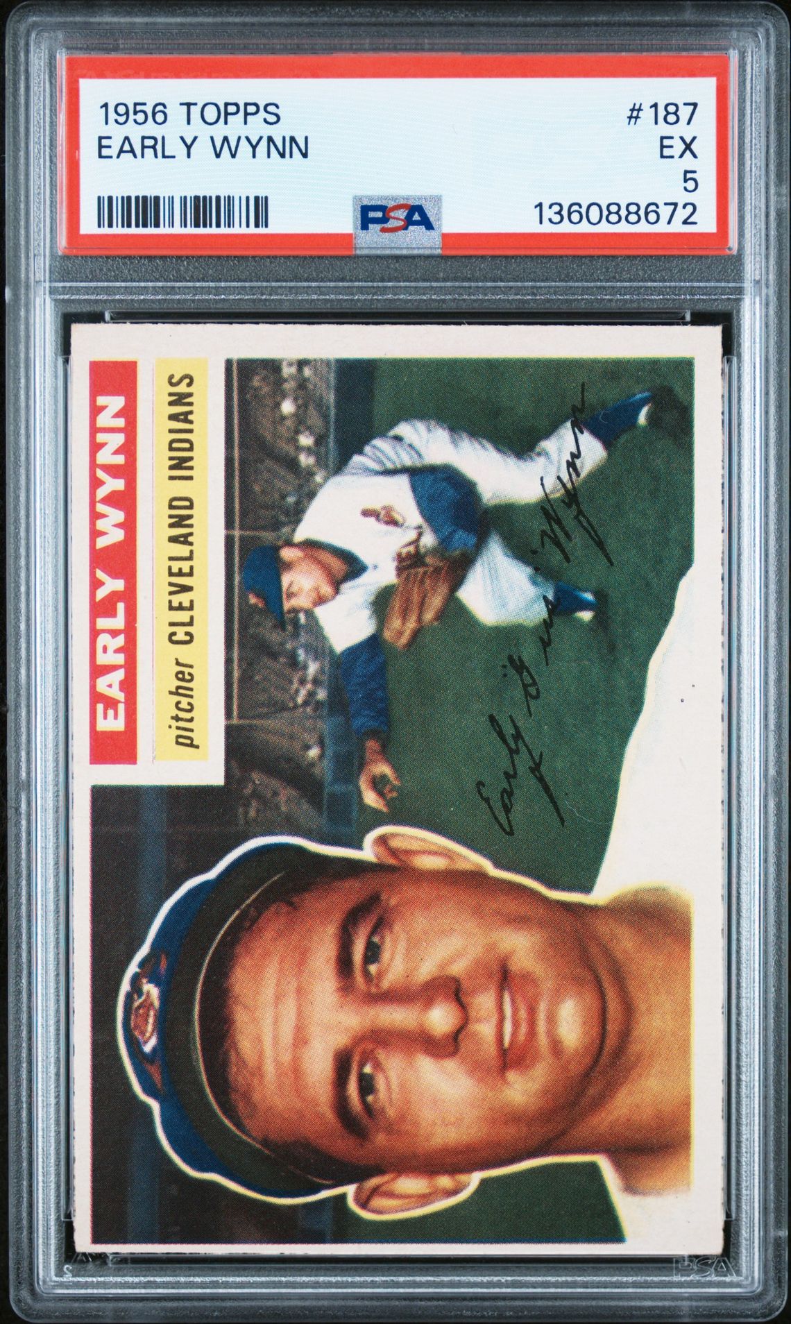 1956 Topps TOPPS #187 Early Wynn front