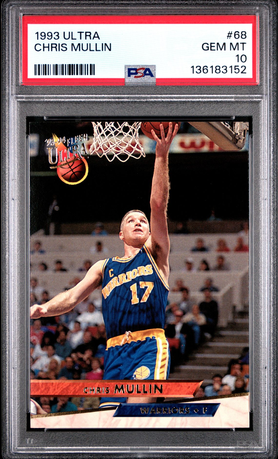1993 Ultra #68 Chris Mullin front