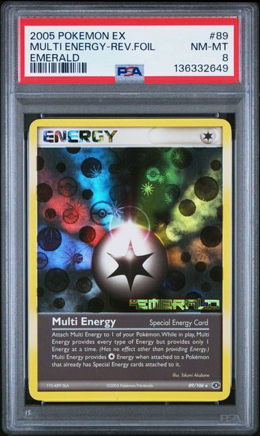2005 Pokemon Emerald #89 Multi Energy front