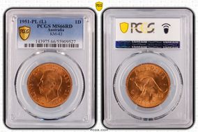 1951-PL (L) 1D KM-43 MS66RD