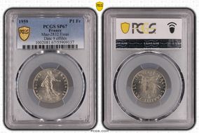 1959 P1 Fr Maz-2832 Essai Date 9 effilés SP67