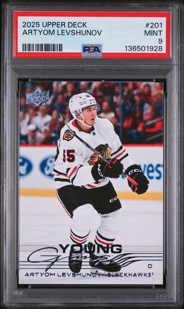 2025 Upper Deck Young Guns #201 Artyom Levshunov front