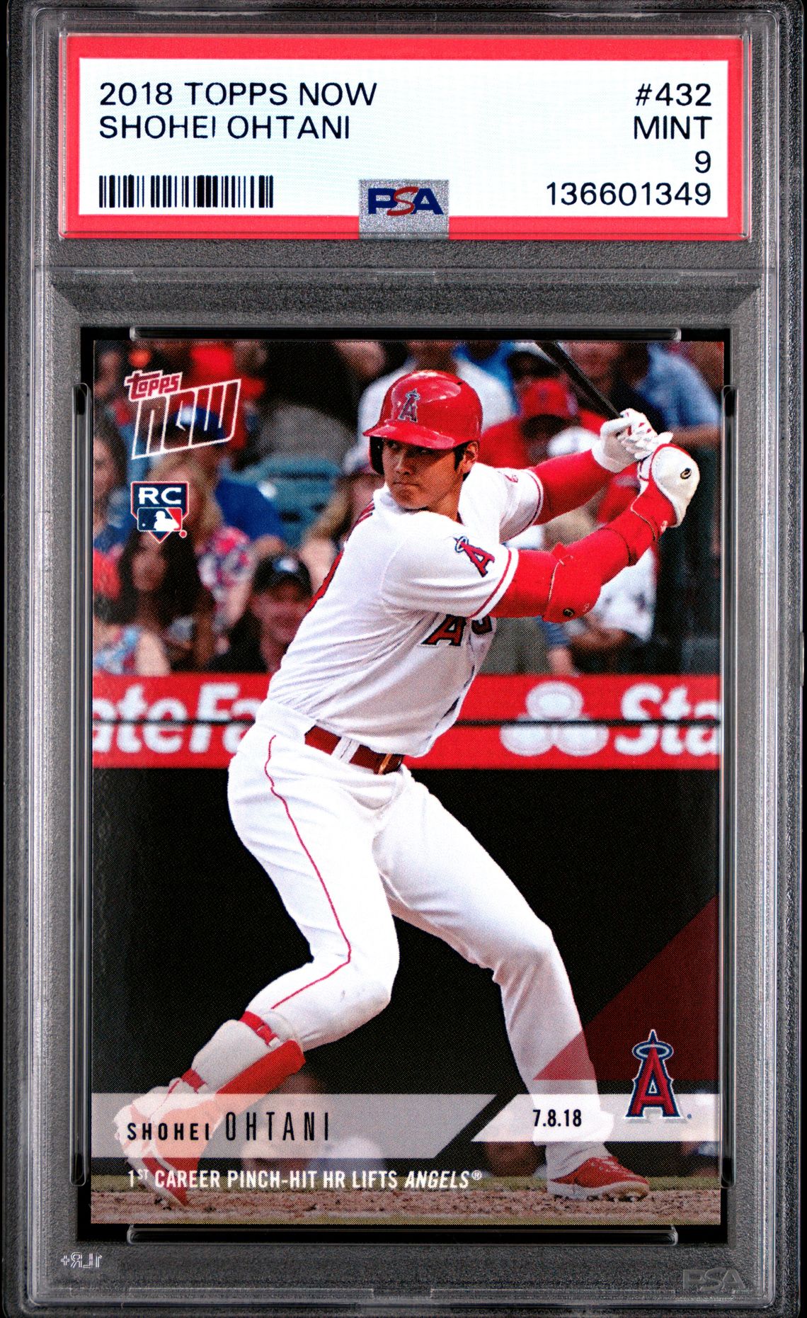 2018 Topps TOPPS NOW #432 Shohei Ohtani front