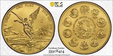 2016-Mo Onza Libertad Gold MS69