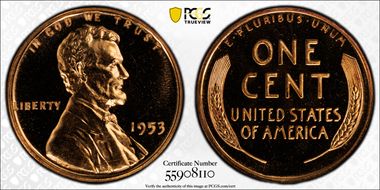1953 1C PR67CAM