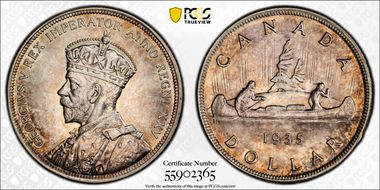1935 S$1 MS62