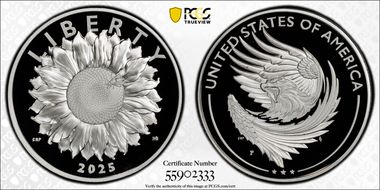 2025-P Medal American Liberty PR70DCAM