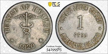 1920 Peso VF35