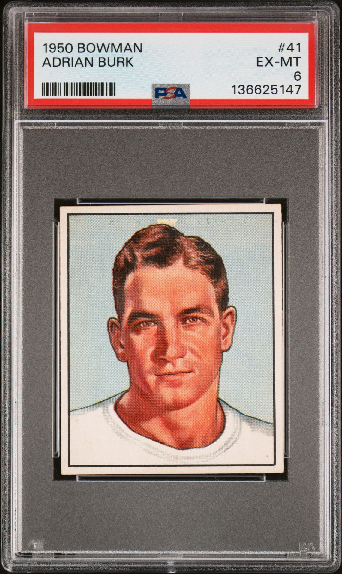 1950 Bowman BOWMAN #41 Adrian Burk front