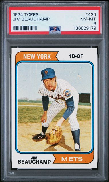 1974 Topps TOPPS #424 Jim Beauchamp front