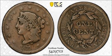1839 1C Booby Head N1BN