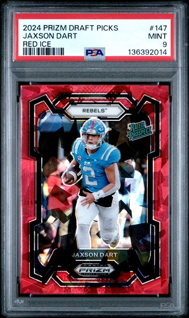 2024 Panini Prizm Red #147 Jaxson Dart front