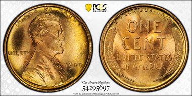 1909 1C Lincoln MS67RD