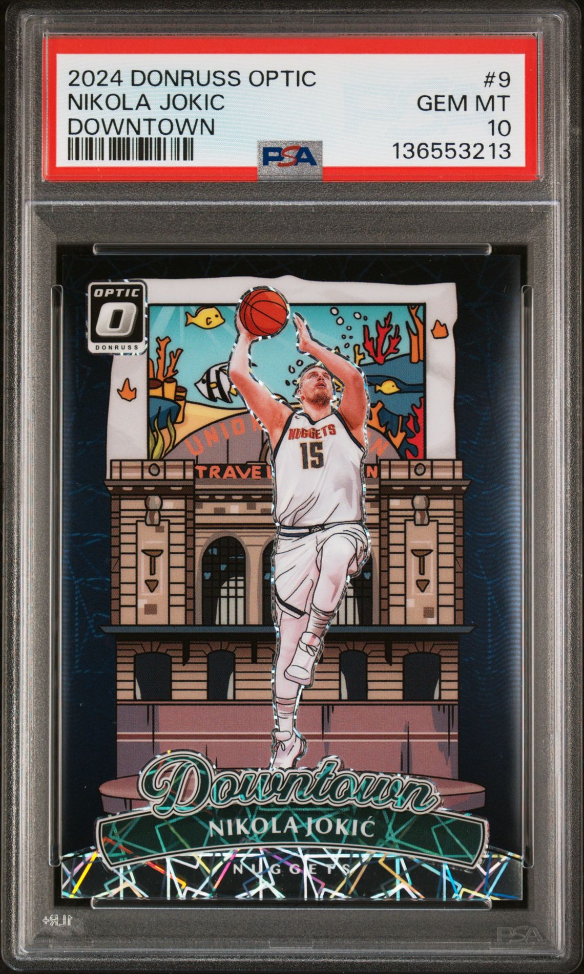 2024 Panini PANINI DONRUSS OPTIC DOWNTOWN #9 Nikola Jokic front
