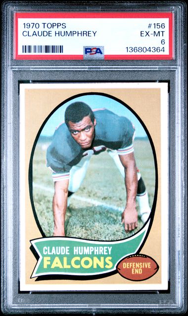 1970 Topps #156 Claude Humphrey front