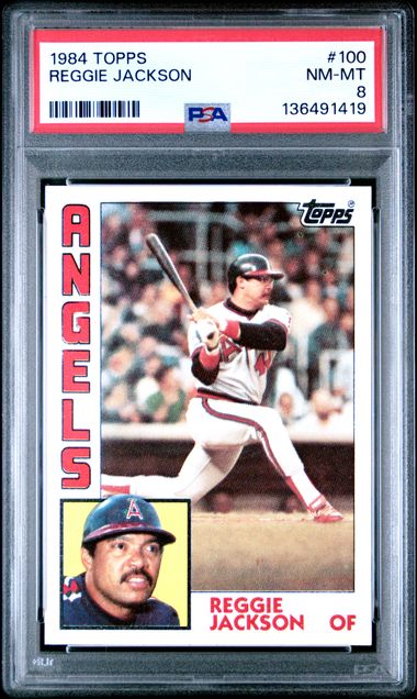 1984 Topps #100 Jackson front