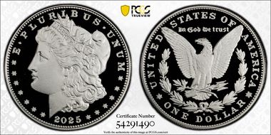 2025-S $1 Morgan Dollar First Strike PR70DCAM