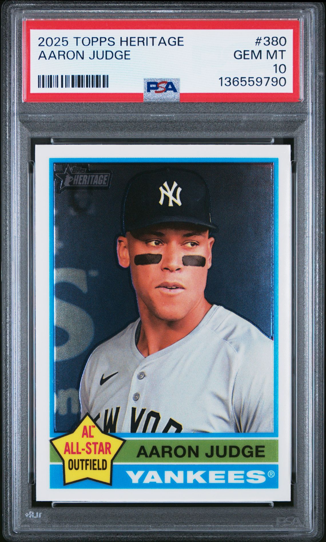 2025 Topps TOPPS HERITAGE #380 Aaron Judge front