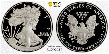 2010-W $1 Silver Eagle PR69DCAM