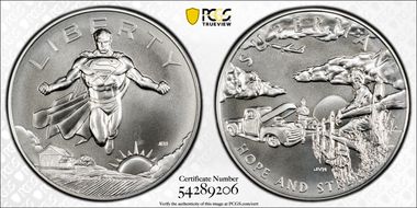2025 Medal DC Comics - Superman 1oz Ag MS69