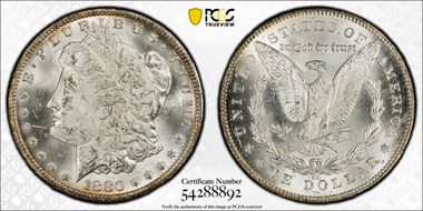 1880/79-CC $1 Reverse of 1878 MS63