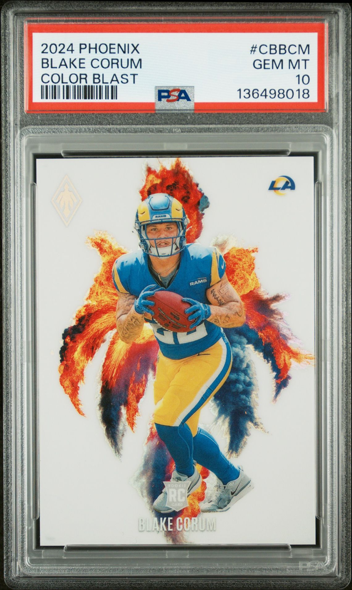 2024 Panini PANINI PHOENIX COLOR BLAST #CBBCM Blake Corum front