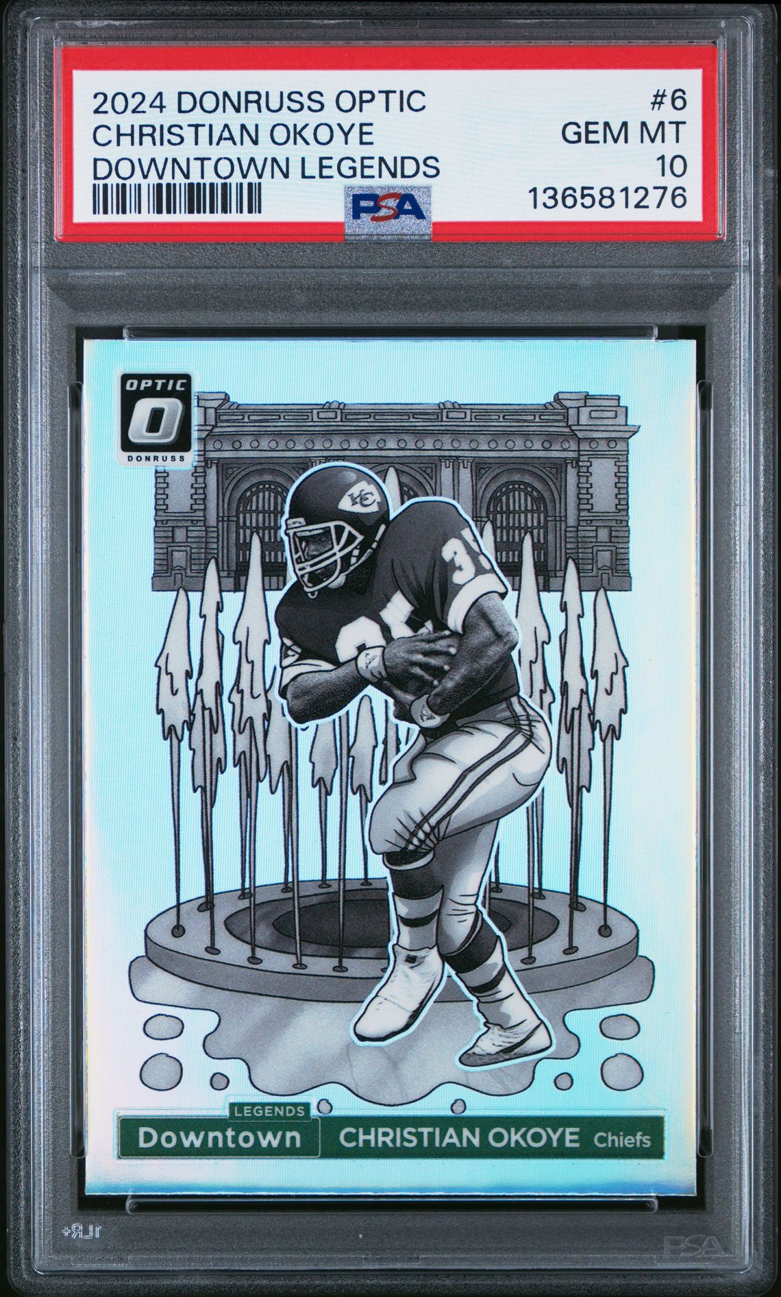 2024 Panini PANINI DONRUSS OPTIC DOWNTOWN LEGENDS #6 Christian Okoye front