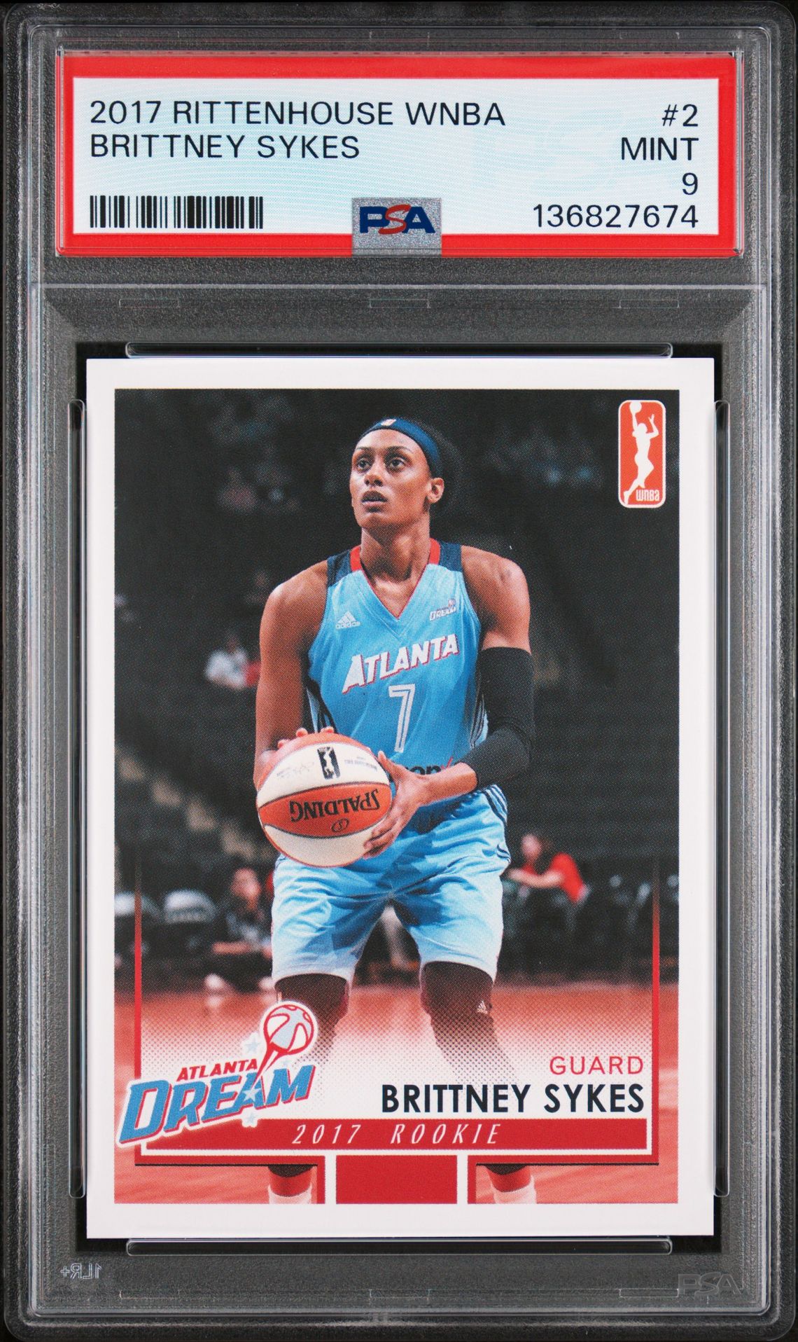 2017 Rittenhouse Rittenhouse Wnba #2 Brittney Sykes front