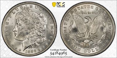 1888-O $1 MS62