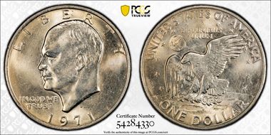 1971-D $1 MS65