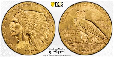 1925-D $2.50 MS64