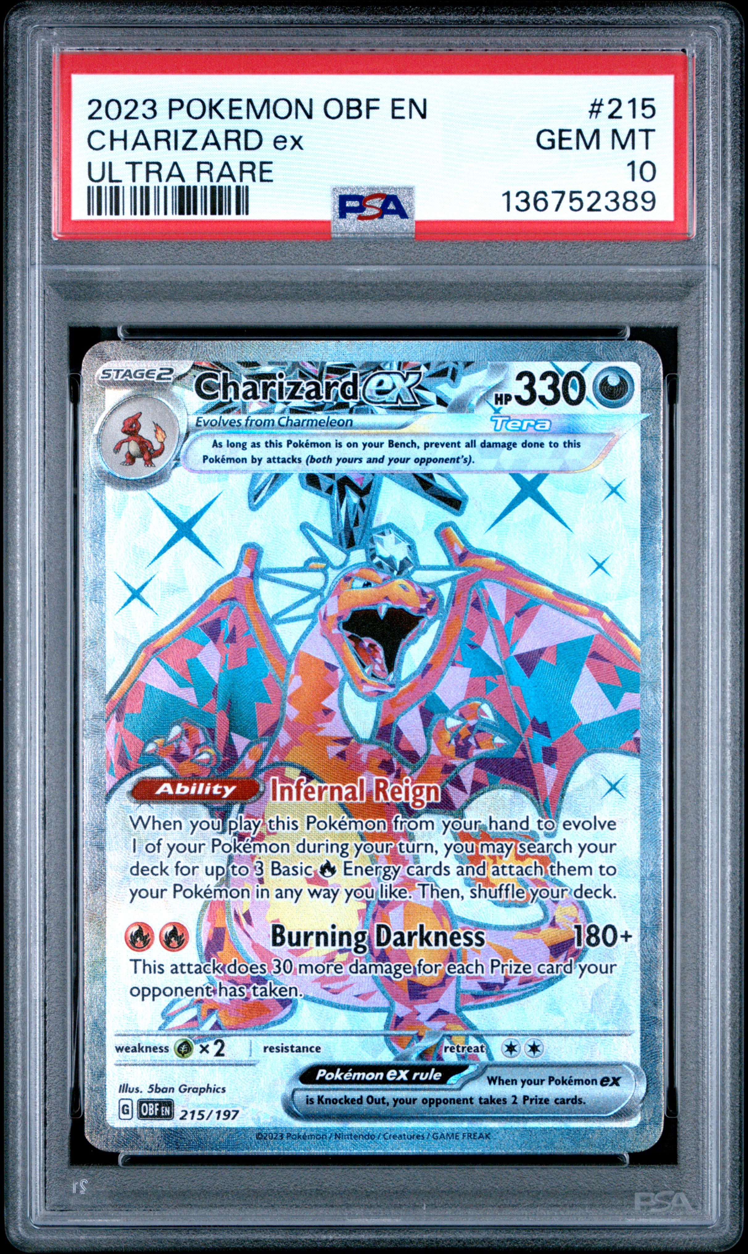 battle partners rare cards 2023 Pokemon Obf En-Obsidian Flames #214 Absol Ex Ultra Rare PSA 8 – Aloha  Card Shop main image 1