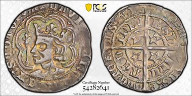 (1367-71) Groat S-5125 Edinburgh XF40
