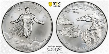 2025 Medal DC Comics - Superman 1oz Ag First Strike MS69
