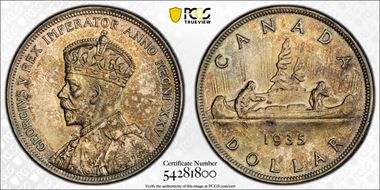 1935 S$1 MS64